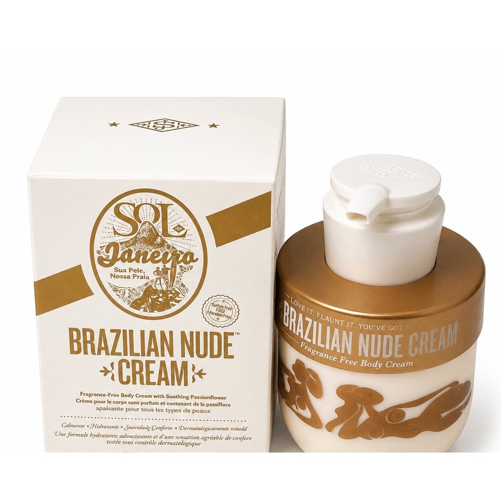 Sol de Janeiro Brazilian Nude Cream Fragrance Free Body Cream 13oz 385ml New Box